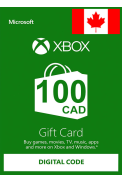 XBOX Live 100 (CAD Gift Card) (Canada)