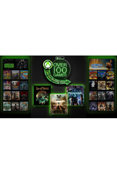 Xbox Game Pass 1 Month (Måned) (Xbox One)