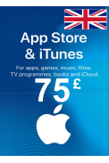 Apple iTunes Gift Card - £75 (GBP) (UK/United Kingdom) App Store