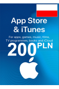 Apple iTunes Gift Card - 200 (PLN) (Poland) App Store