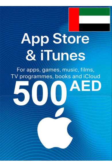 Apple iTunes Gift Card - 500 (AED) (UAE/United Arab Emirates) App Store