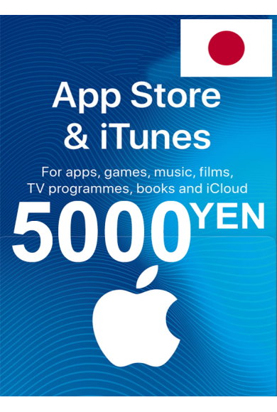 Apple iTunes Gift Card - 5000 (YEN) (Japan) App Store