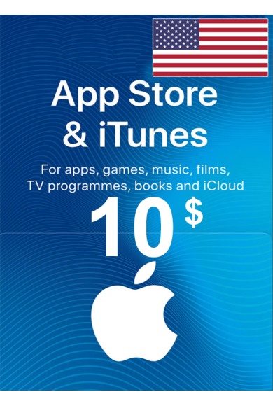 Apple iTunes Gift Card - $10 (USD) (USA) App Store