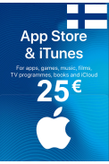 Apple iTunes Gift Card - 25€ (EUR) (Finland) App Store