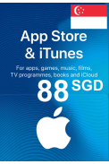 Apple iTunes Gift Card - 88 (SGD) (Singapore) App Store