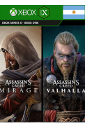 Assassin's Creed Mirage & Assassin's Creed Valhalla Bundle (Xbox ONE / Series X|S) (Argentina)