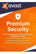 Avast Premium Security - 10 Device 1 Year 