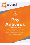 Avast Pro Antivirus - 1 Device 3 Year