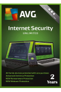 AVG Internet Security 2019 - Unlimited Devices 2 Year