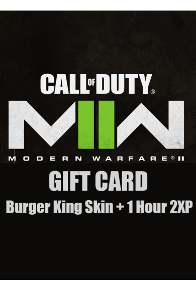 Call of Duty: Modern Warfare II (2) (2022) - Burger King Skin + 1 Hour 2XP