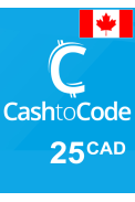 CashtoCode Gift Card 25 (CAD) (Canada)
