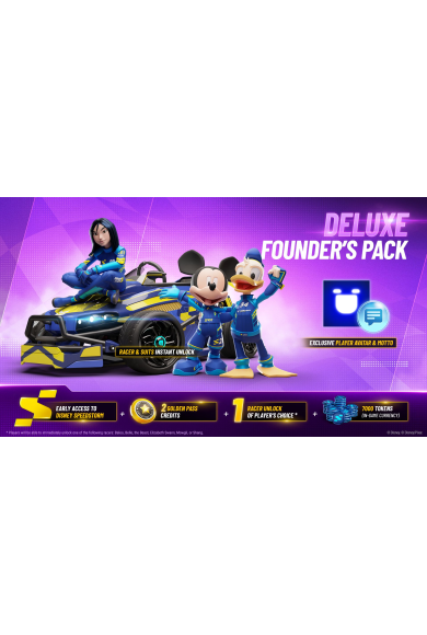 Disney Speedstorm - Deluxe Founder’s Pack (Brazil) (PC / Xbox ONE / Series X|S)