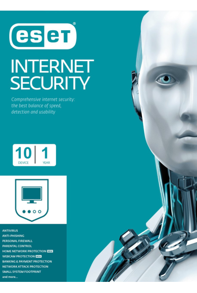 ESET Internet Security - 10 Device 1 Year