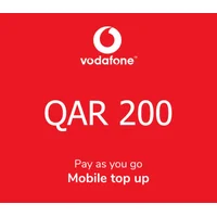 Vodafone PIN 200 QAR Gift Card (Qatar)