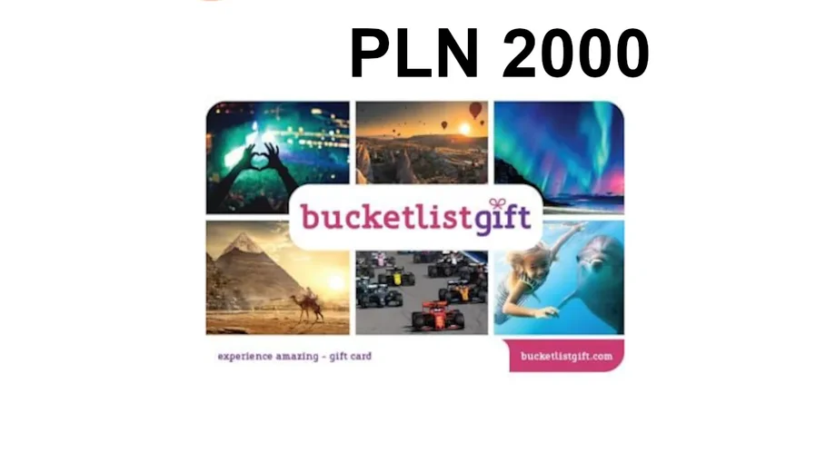 BucketlistGift 2000 PLN Gift Card (Poland) gallery image 2