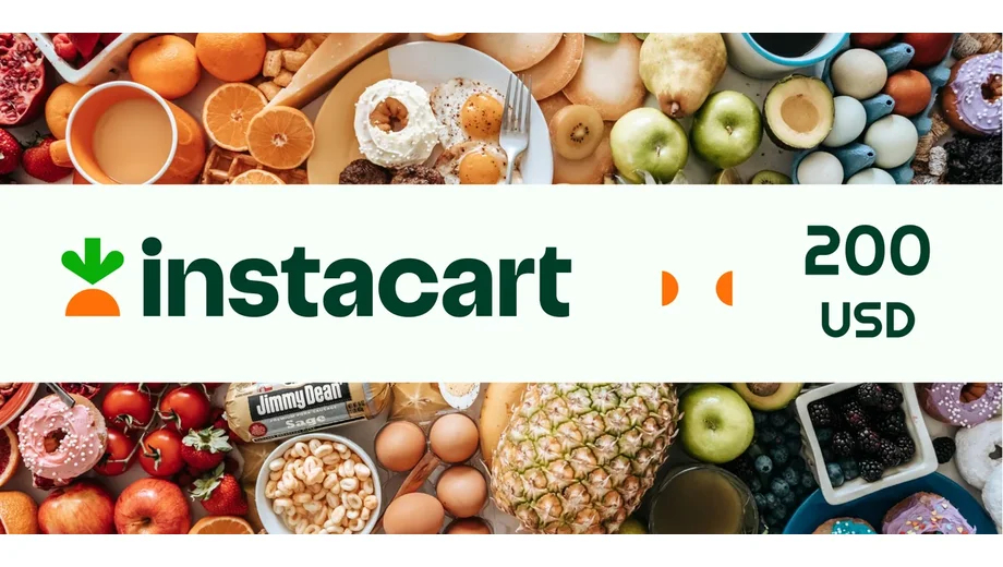 Instacart 200 USD Gift Card (United States) gallery image 2