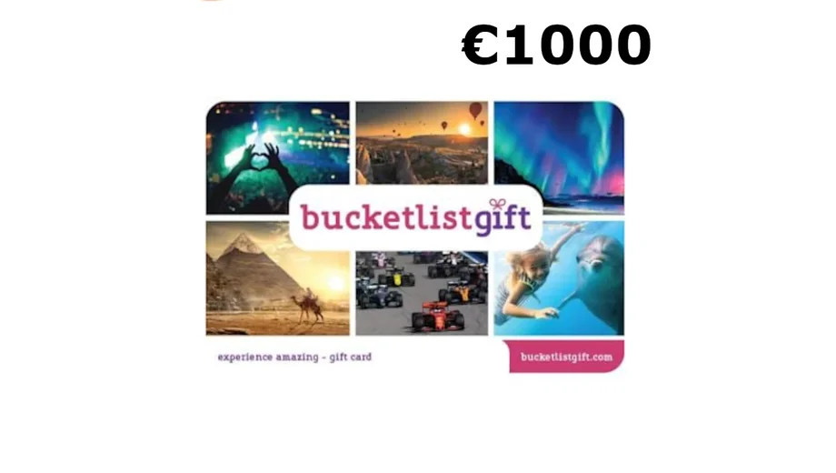 BucketlistGift 1000 EUR Gift Card (Germany) gallery image 2