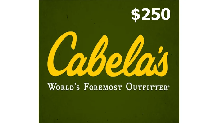 Cabelas 250 CAD Gift Card (Canada) gallery image 2