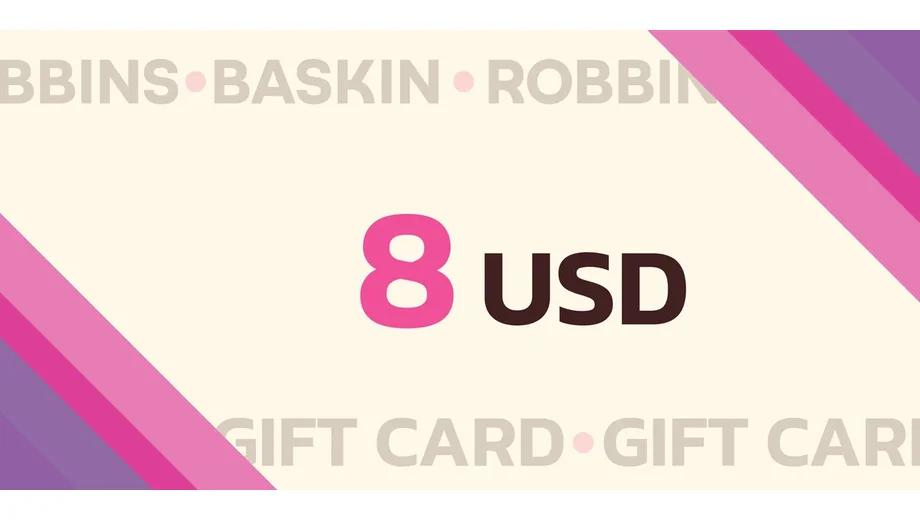 Baskin Robbins 8 USD Gift Card (United States) gallery image 2