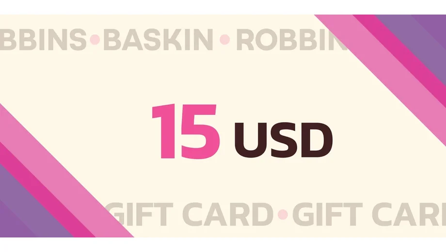 Baskin Robbins 15 USD Gift Card (United States) gallery image 2