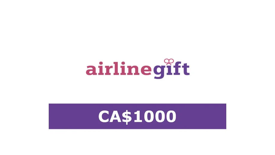 AirlineGift 1000 CAD Gift Card (Canada) gallery image 2
