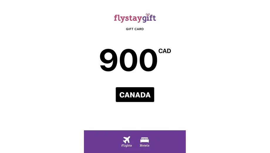 Flystay 900 CAD Gift Card (Canada) gallery image 2