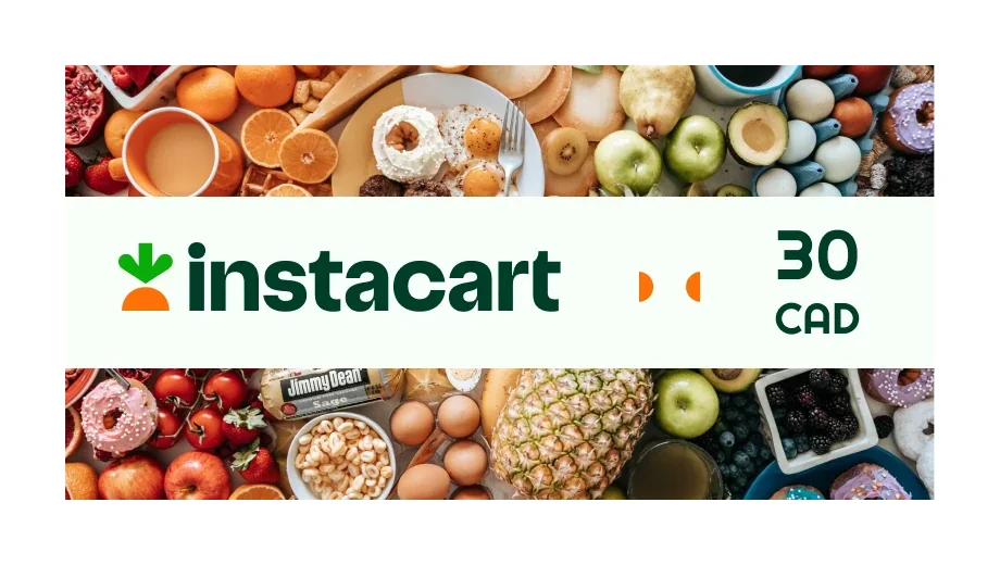 Instacart 30 CAD Gift Card (Canada) gallery image 2