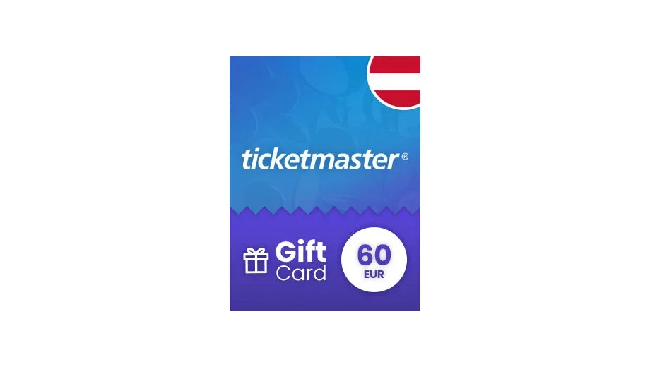 Ticketmaster 60 EUR Gift Card (Austria) gallery image 2