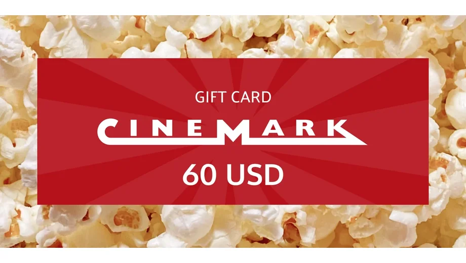 Cinemark 60 USD Gift Card (United States) gallery image 2