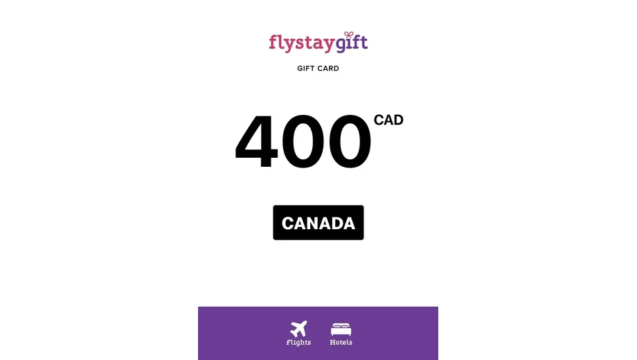 Flystay 400 CAD Gift Card (Canada) gallery image 2