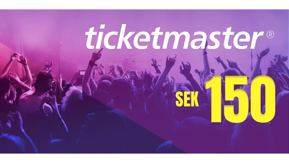 Ticketmaster 150 SEK Gift Card (Sweden) gallery image 2