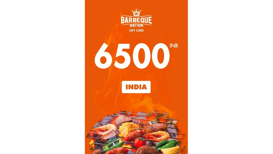 Barbeque Nation 6500 INR Gift Card (India) gallery image 2