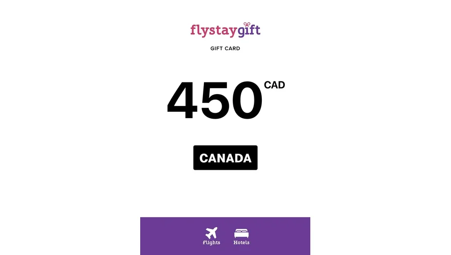 Flystay 450 CAD Gift Card (Canada) gallery image 2
