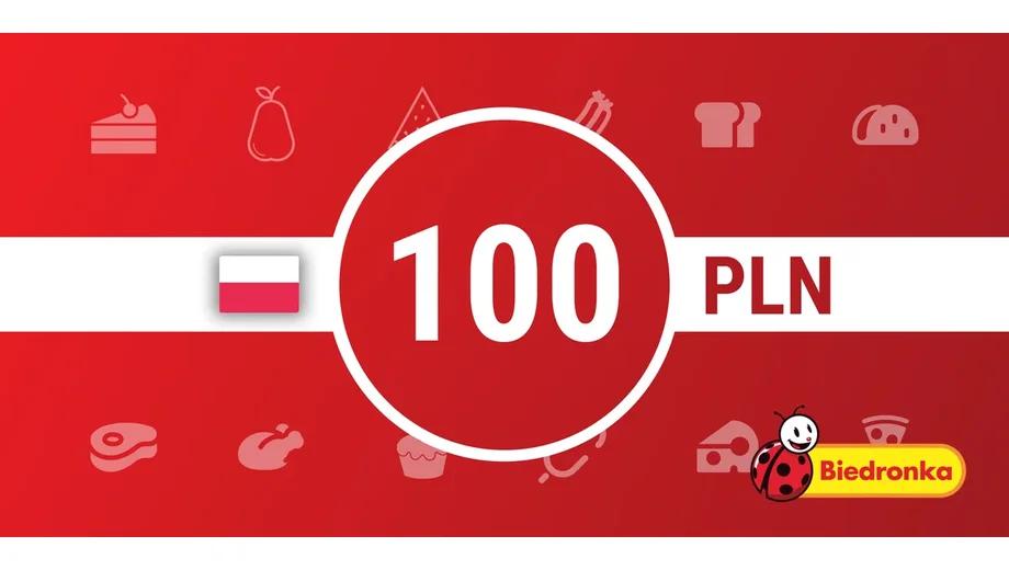 Biedronka 100 PLN Gift Card (Poland) gallery image 2