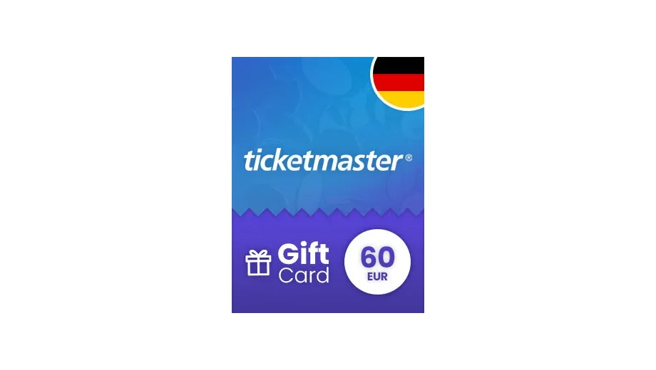 Ticketmaster 60 EUR Gift Card (Germany) gallery image 2