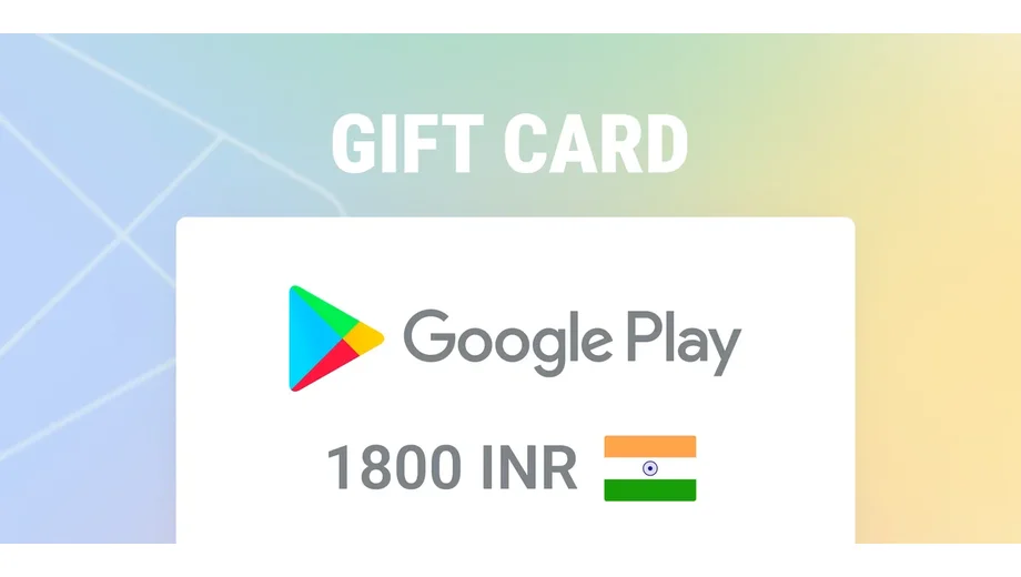 Google Play 1800 INR Gift Card (India) gallery image 2