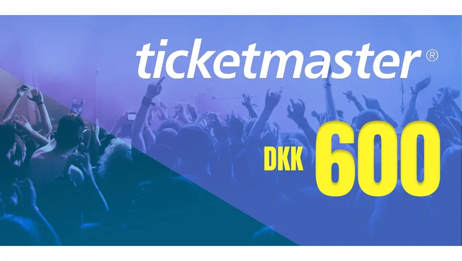 Ticketmaster 600 DKK Gift Card (Denmark) gallery image 2