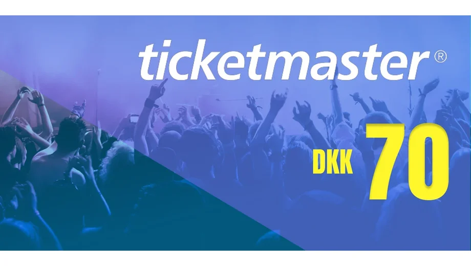 Ticketmaster 70 DKK Gift Card (Denmark) gallery image 2