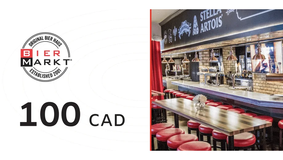 Bier Markt 100 CAD Gift Card (Canada) gallery image 2