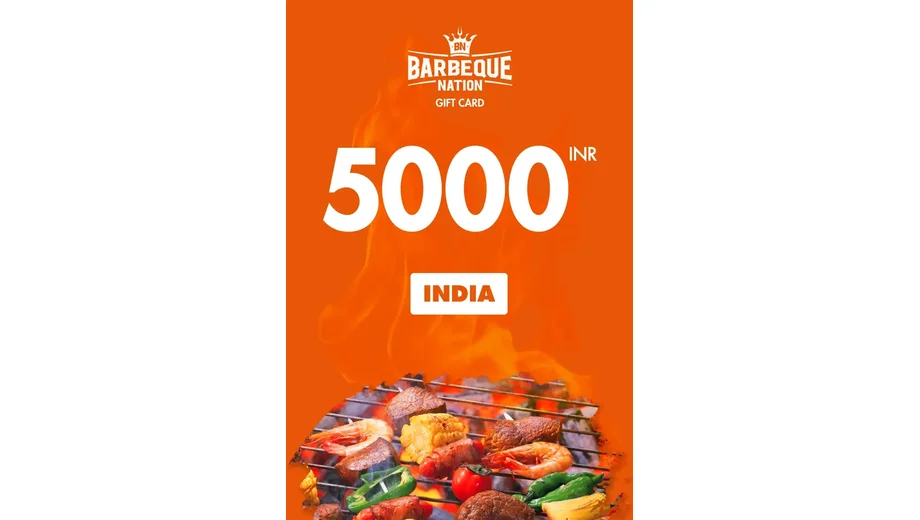 Barbeque Nation 5000 INR Gift Card (India) gallery image 2