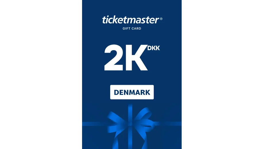 Ticketmaster 2000 DKK Gift Card (Denmark) gallery image 2