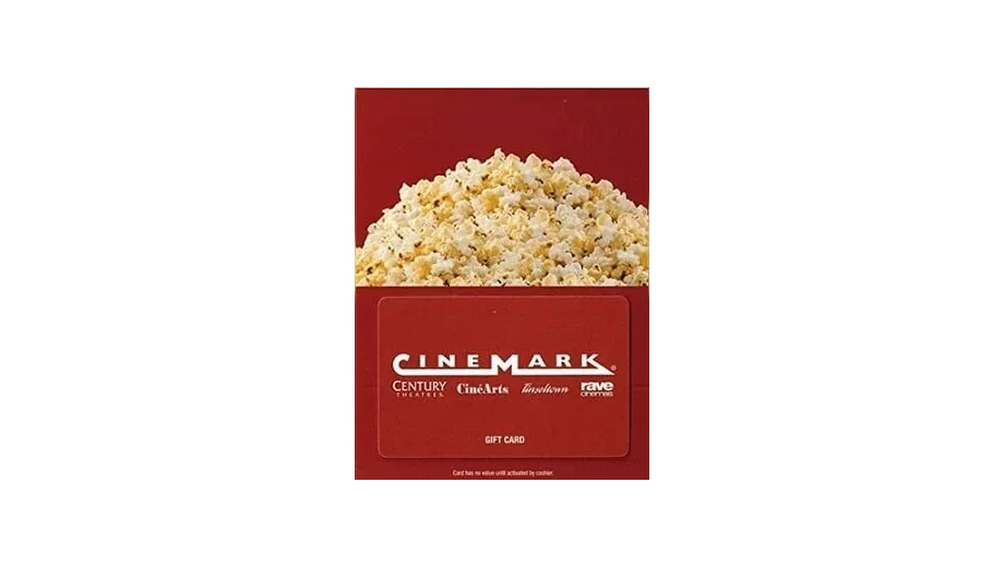 Cinemark 50 USD Gift Card (United States) gallery image 2