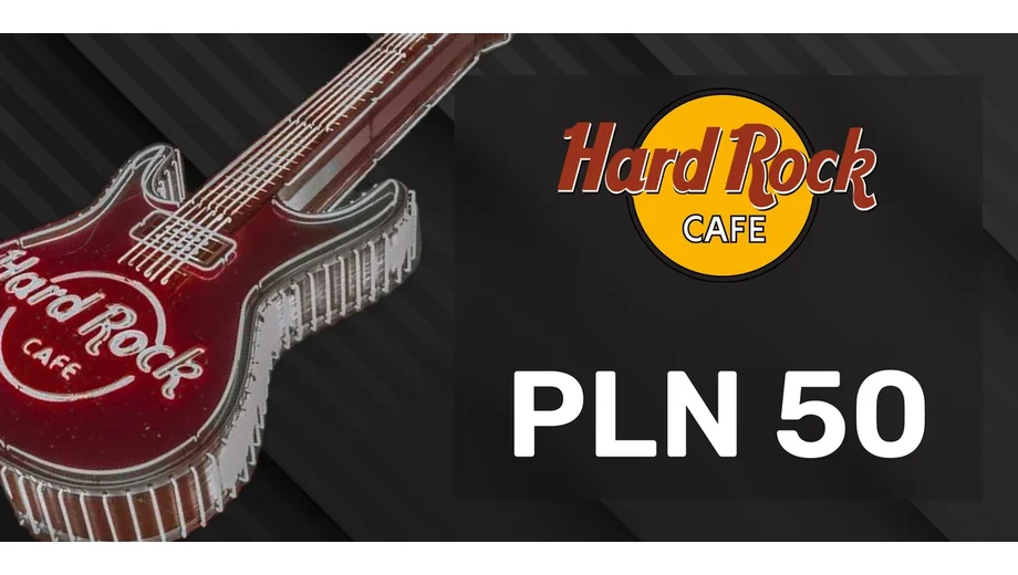 Hard Rock Cafe 50 PLN Gift Card (Poland) gallery image 2