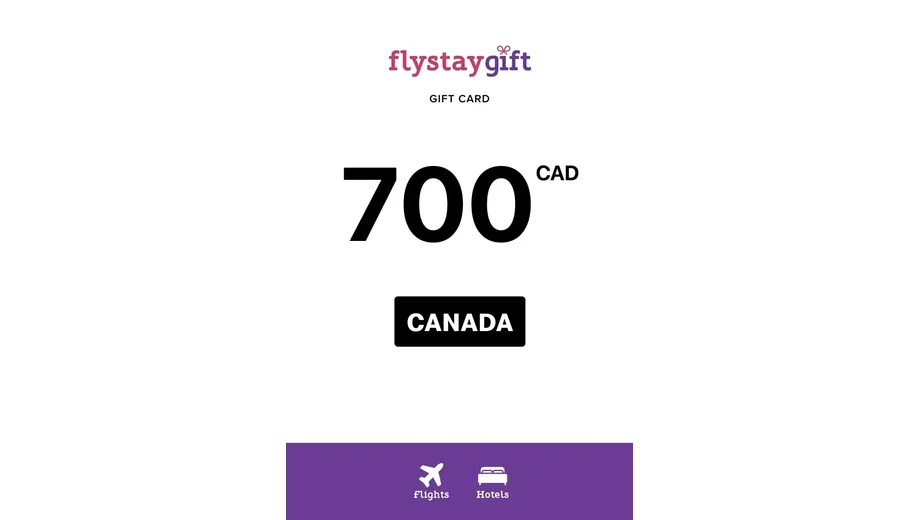Flystay 700 CAD Gift Card (Canada) gallery image 2