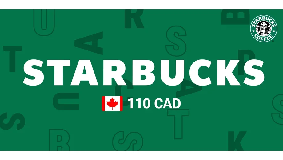 Starbucks 110 CAD Gift Card (Canada) gallery image 2