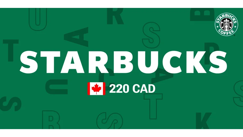 Starbucks 220 CAD Gift Card (Canada) gallery image 2