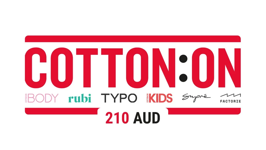 Cotton On Group 210 AUD Gift Card (Australia) gallery image 2