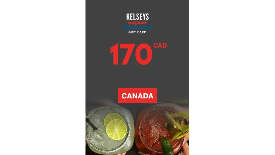 Kelsey's 170 CAD Gift Card (Canada) gallery image 2