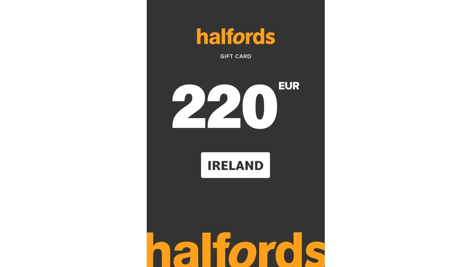 Halfords 220 EUR Gift Card (Ireland) gallery image 2