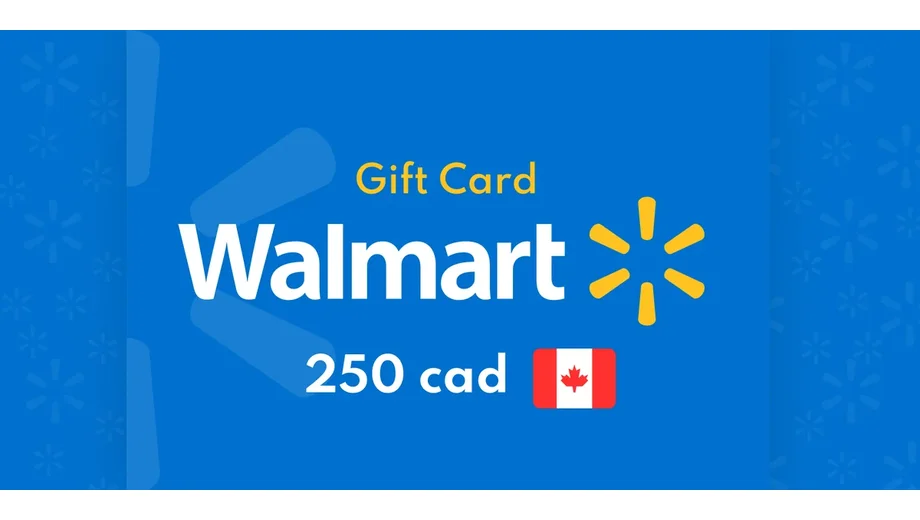 Walmart 250 CAD Gift Card (Canada) gallery image 2
